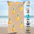 thumbnail image 3 of Boho Microfiber Beach Towel Sand Free,Quick Dry Absorbent Soft Pool Swim Travel Towels,Blue Stripe Oversized Beach Accessories Packable Essentials Stuff Gifts for Adult,Lounge Chair Cover 27x59", 3 of 9