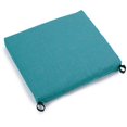 thumbnail image 1 of Coussin de Chaise en Polyester Filé de 20 Po sur 19 Po - Bleu Aqua, 1 of 4
