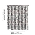 thumbnail image 2 of Rideaux de Douche en Tissu pour Salle de Bain Rideau de Douche en Polyester Rideau de Douche Rideau de Salle de Bain, 2 of 7