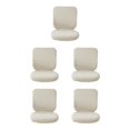thumbnail image 2 of Baohd Computer Chair Cover Swivel Chair Cover Rotating for Chair White Backrest + Cushion Cover 5Set, 2 of 6