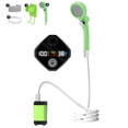thumbnail image 1 of Graflsoa Portable Outdoor Shower Kit with Rechargeable Electric Pump, 6000mAh Battery, ABS Material, Green/Blue/Orange Options, 8L/Min Flow Rate, Includes Stand and Accessories, 1 of 6