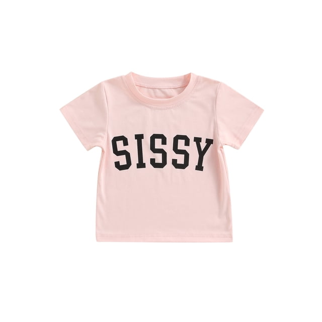 Kmbangi T-shirt pour Enfants Imprimé à Manches Courtes à Col Rond Été Tops Respirants