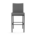 thumbnail image 4 of Amisco Perry Plus 26" Counter Stool - Grey Woven Fabric/Black Metal, 4 of 9