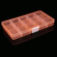 thumbnail image 3 of Deeceymbur Plastic 15 Compartment Jewelry Organizer Box Storage Case with Dividers Bead Holder for Earrings Rings Small Accessories, 3 of 4