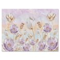 thumbnail image 2 of Designart Blossoming Flowers In Pastel Tones Canvas Wall Art, 2 of 4