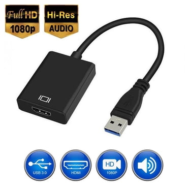 Yhmxh Electronics Computer Accessories Gaming Accessories USB 3.0 To Adapter HD 1080P Video Cable Adapter Converter with Audio Output Bicycle Horn
