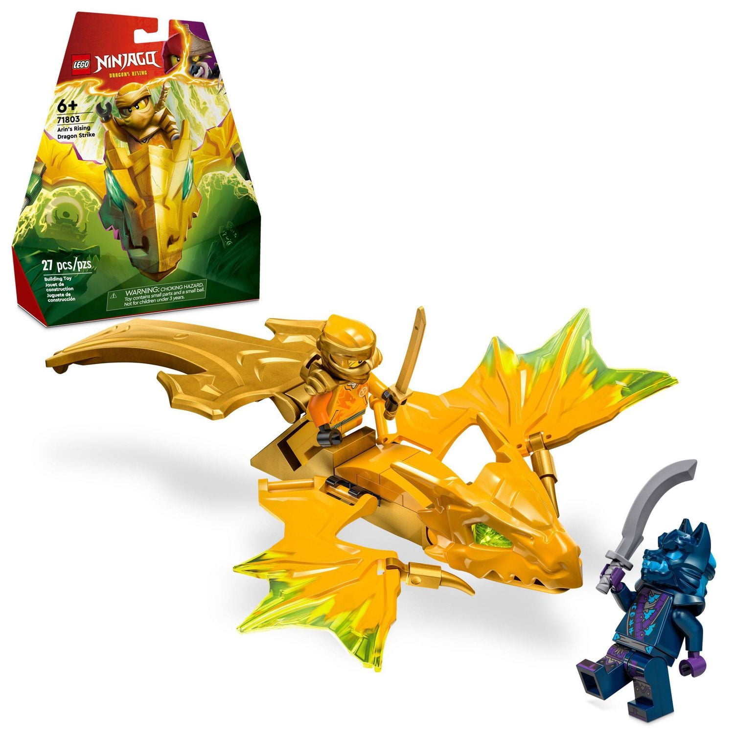 LEGO Ninjago L’attaque du dragon levant d'Arin 71803 Ensemble de construction (27 pièces)