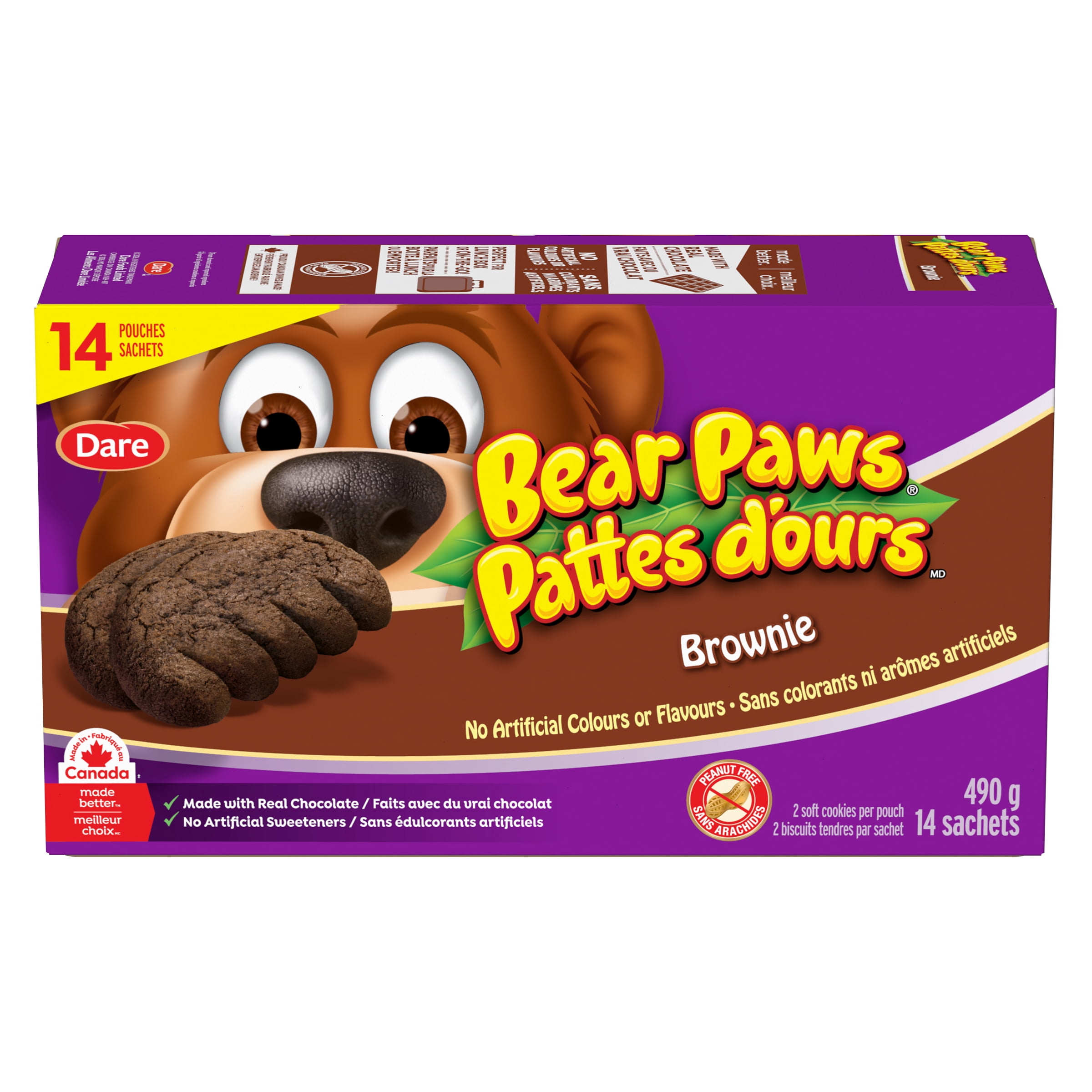 Bear Paws Brownie Cookies