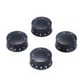 thumbnail image 1 of 4pcs Speed Volume Tone Control Knobs for Gibson Les Paul Guitar Replacement Electric Guitar Parts Black, 1 of 7