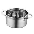 thumbnail image 4 of simhoa Stainless Steel Divided Hot Pot Divider Hotpot Pot for Party Home Restaurant, 4 of 8