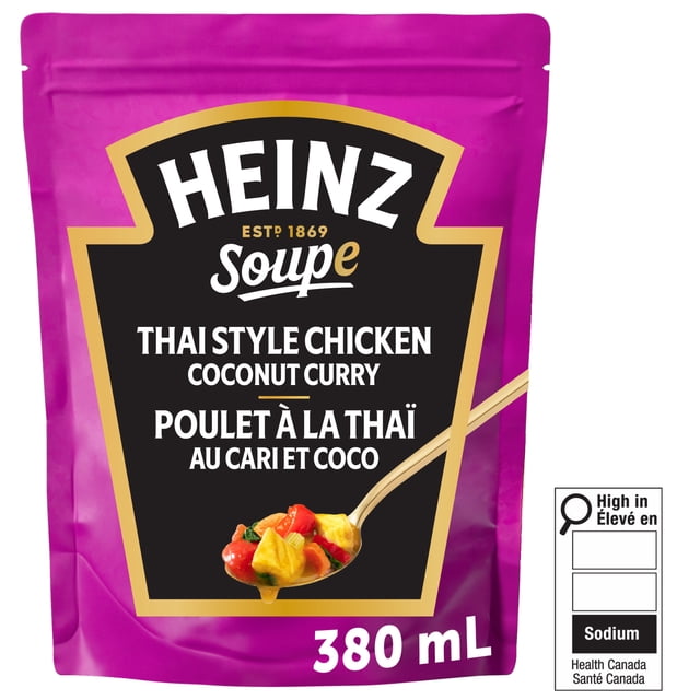 Soupe Poulet À La Thaï Au Cari Et Coco Prête À Manger