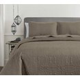 thumbnail image 1 of Chezmoi Collection Austin Ensemble Couvre-Lit Surdimensionné 3 Pcs (Très Grand, Taupe), 1 of 2