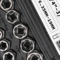 thumbnail image 4 of 14 Pieces Nut Remover Socket Set Extractor Tool Nut Extractor, 4 of 8