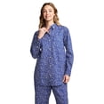 thumbnail image 1 of Jockey Chemise Popeline 100 % Coton à Manches Longues Boutonnée pour Femmes, 1 of 7