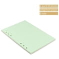 thumbnail image 3 of A5 Colorful 6-Hole Punched Ruled Refills Inserts for Organizer Binder, 5-Color Loose Leaf Planner Filler Paper,50 Sheets, 3 of 7