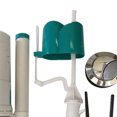 thumbnail image 3 of Universal All in One Repair Kit, 20cm Toilet Replacement Flush Valves Fill Valve with Push Button Water Saving Toilet Repair Kit, 3 of 9