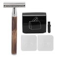 thumbnail image 2 of Mens , Vintage Shaver Set Safety Double Edged with Blade Box for Shaving, 2 of 7