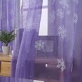 thumbnail image 3 of Christmas Decor Curtain 1PCS Christmas Snowflake Curtain Tulle Window Treatment Voile Drape Valance Polyester curtains, 3 of 9