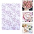 thumbnail image 2 of Under 10 Gift Wrapping Paper Floral Wrapping Paper Mini Roll White Flowers Gift Wrap Paper for Birthday Wedding Wrapping, 2 of 9