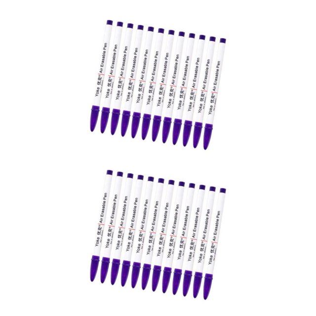 maskred Water Erasable Grommet Ink Fabric Marker Pen for Precise Cross Stitch Needlework Type1 2Set