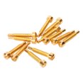 thumbnail image 1 of Guitar Neck Mounting Screws, Shiny Embedded 12Pcs Humbucker Pickup Screws Iron Easy To Install Rustproof  For Bass Silver,Black,Gold, 1 of 8