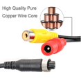 thumbnail image 5 of EWAY 4 Pin Aviation Female to RCA Female Adapter Cable M12 4-Pin to RCA Video AV DC Female Connector Wire RCA to 4-PIN Monitor/Camera Adapter Video Cable for Car Backup Camera, 5 of 5