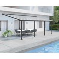 thumbnail image 4 of CANOPIA by PALRAM Olympia 10 ft. x 24 ft. Aluminum Patio Cover - Grey, 4 of 7