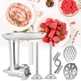 thumbnail image 2 of Meat Grinder Attachment for Kitchenaid Mixer  Metal Food Grinder Attachment Durable Meat Food Processor Attachment for KitchenAid Stand Mixers Includes Sausage Filler Tubers - by, 2 of 7