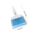 thumbnail image 3 of Dustpan and Brush Set,Cleaning Brush Set Dustpan and Brush Set Handheld Dustpan and Brush Comfortable Grip Brush and Dustpan for Sofa Tabletop Bedroom Tent Cleaning Hair Brush Set, 3 of 6