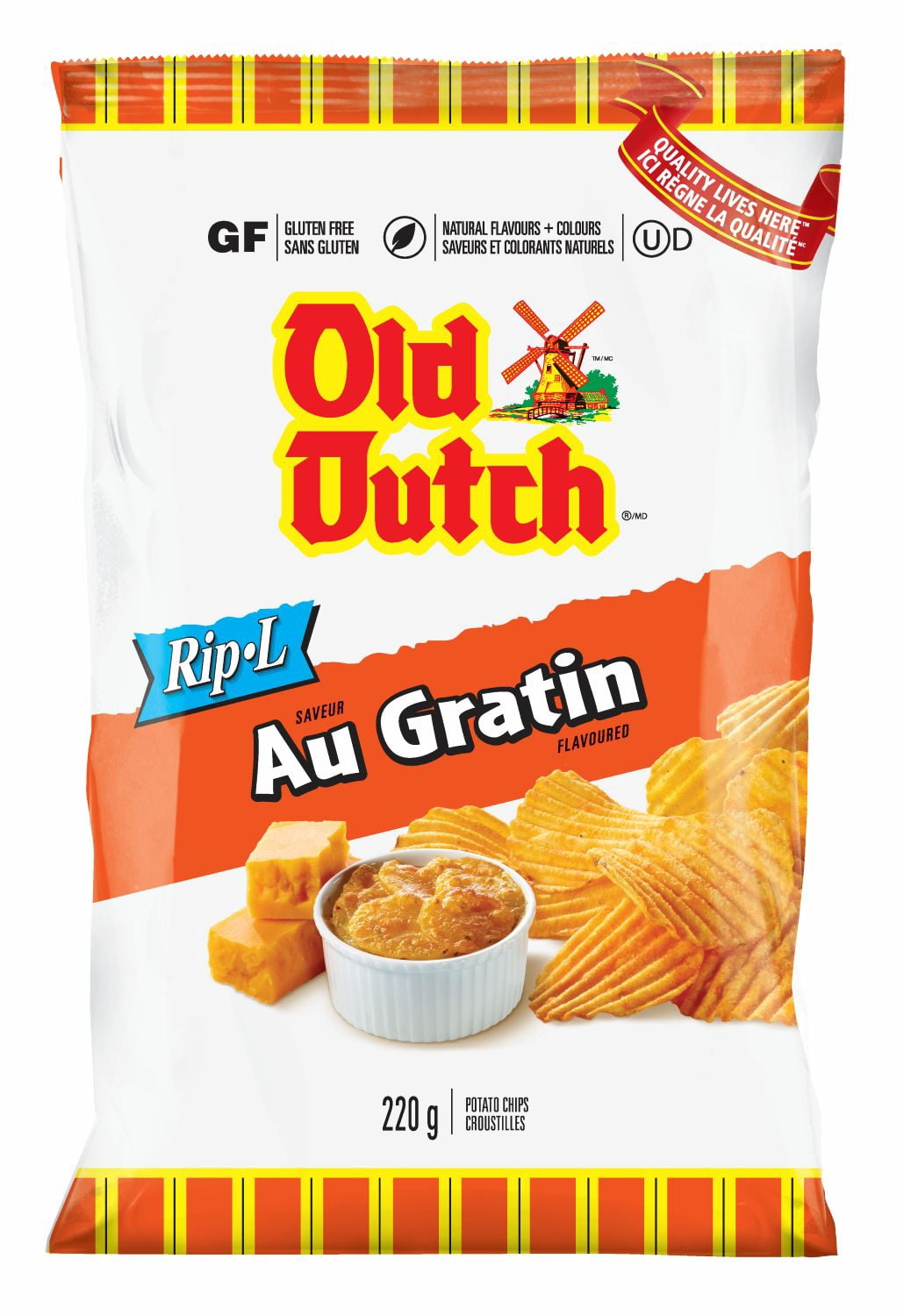 Old Dutch Ripple Creamy Dill Potato Chips