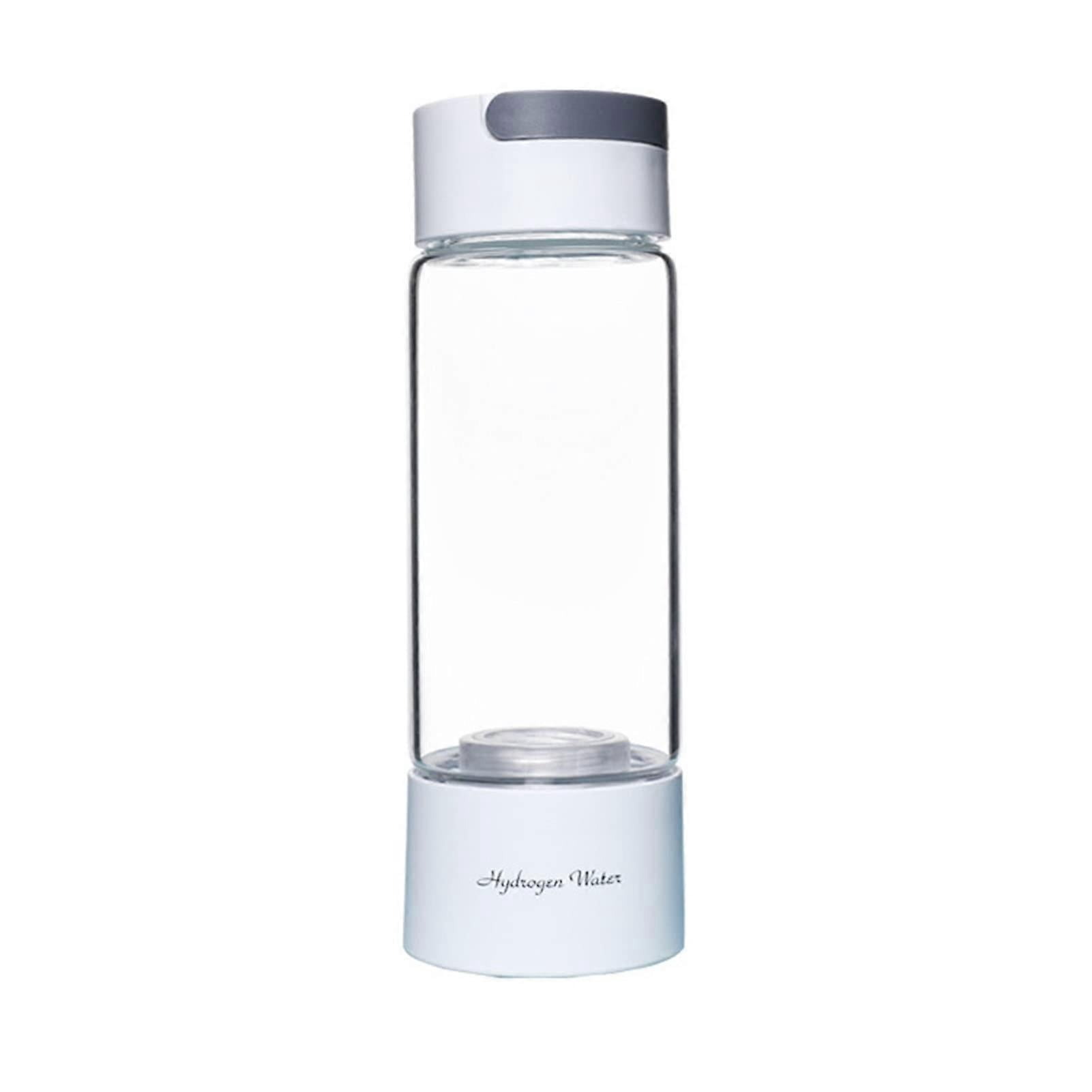 Hydrogenrich water bottle with SPE and PEM technology, 400 ml (white)