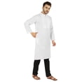 thumbnail image 2 of Atasi Ensemble Kurta-Pyjama Indien Uni pour Hommes Col Mandarin Kurta Décontracté Longue Tenue, 2 of 7