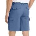 thumbnail image 3 of EOYWHK Dress Pants for Men with Multi-Pockets,Big and Tall Golf Pants Relaxed Fit Cargo Shorts Straight Leg Cargo Shorts with Button Zipper Pockets ,S-5XL, 3 of 7