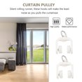 thumbnail image 2 of Miangastore Curtain Track Rollers Beige 50Pcs 1.2In Easy Installation Home Use, 2 of 8
