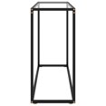 thumbnail image 2 of vidaXL Console Table Transparent 100x35x75 cm Tempered Glass, 2 of 4