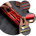 thumbnail image 3 of 1 Set Portable Cutlery Stainless Steel Chopsticks Dinnerware Flatware With Box, 3 of 8