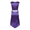 thumbnail image 4 of Nyeemya Robe de Danse Sans Manches Métallique Ourlet Irrégulier Violet TTG/3TG, 4 of 7