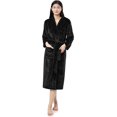 thumbnail image 1 of Sunny Forrest Midnight Shadow Hooded Robe - Black (CA/US, Alpha, Large, X-Large, Regular, Regular, Black), 1 of 1