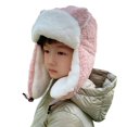 thumbnail image 1 of Chapeau pour Bébé Protection des Oreilles Mignon Extra Épais Chaud Couvre-Chef pour Enfant pour l'Hiver, 1 of 10