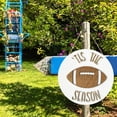 thumbnail image 4 of TIELUTT This Is Football Season Door Hanger if We're Not Home Check the Front Door Hanging Sign Welcome Signs Hanging Wall Decorations for Dining Room Metal Porch Welcome Sign Tall Wall Table Bar, 4 of 7