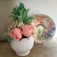 thumbnail image 2 of Rose & Hydrangea Bouquet, Pink Coral, 2 of 3