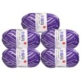thumbnail image 1 of Unique Bargains Cotton Blend Purple Yarn, 5 Pack, 1 of 8