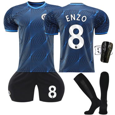 2024 New Boys Girls football jersey JAMES 24# ENZO 8# T.SILVA 6# Kids sport soccer Uniforms suit