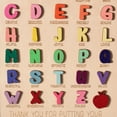 thumbnail image 3 of Cadeau Personnalisé pour Enseignant, Logo Alphabet Personnalisé, Plaque de Motivation pour Enseignant, Merci pour Vos efforts pour Nous Rendre Intelligents et Motivés, 3 of 6
