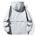 thumbnail image 5 of KIHOUT Men's Tactical Jacket Multi Pockets Performance Fleece Lined Water Resistant Soft Shell Unisex Hood Coats, 5 of 5