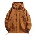 thumbnail image 4 of Styesk Jackets for Men Men's Spring And Charge Coat Thin Outdoor Mountaineering And Riding Windproof Work Coat, 4 of 4