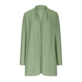 thumbnail image 4 of Knee Length Cardigan Split Front Sweater Cardigan Tops for Women Womens Long Sweaters Open Front Shawl Neck Cardigan Women Womens Sweaters Fall Cardigan Come Mono Cardigan Knit Long Sweater Fall, 4 of 4