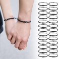 thumbnail image 3 of YSABOXY Heart Initial Bracelets 26 Letters Initial Bracelet A-Z Braided UK, 3 of 6