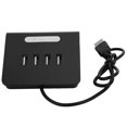 thumbnail image 2 of Concentrateur USB, Adaptateur d'Alimentation Léger à 4 Ports pour la Maison Noir, 2 of 8