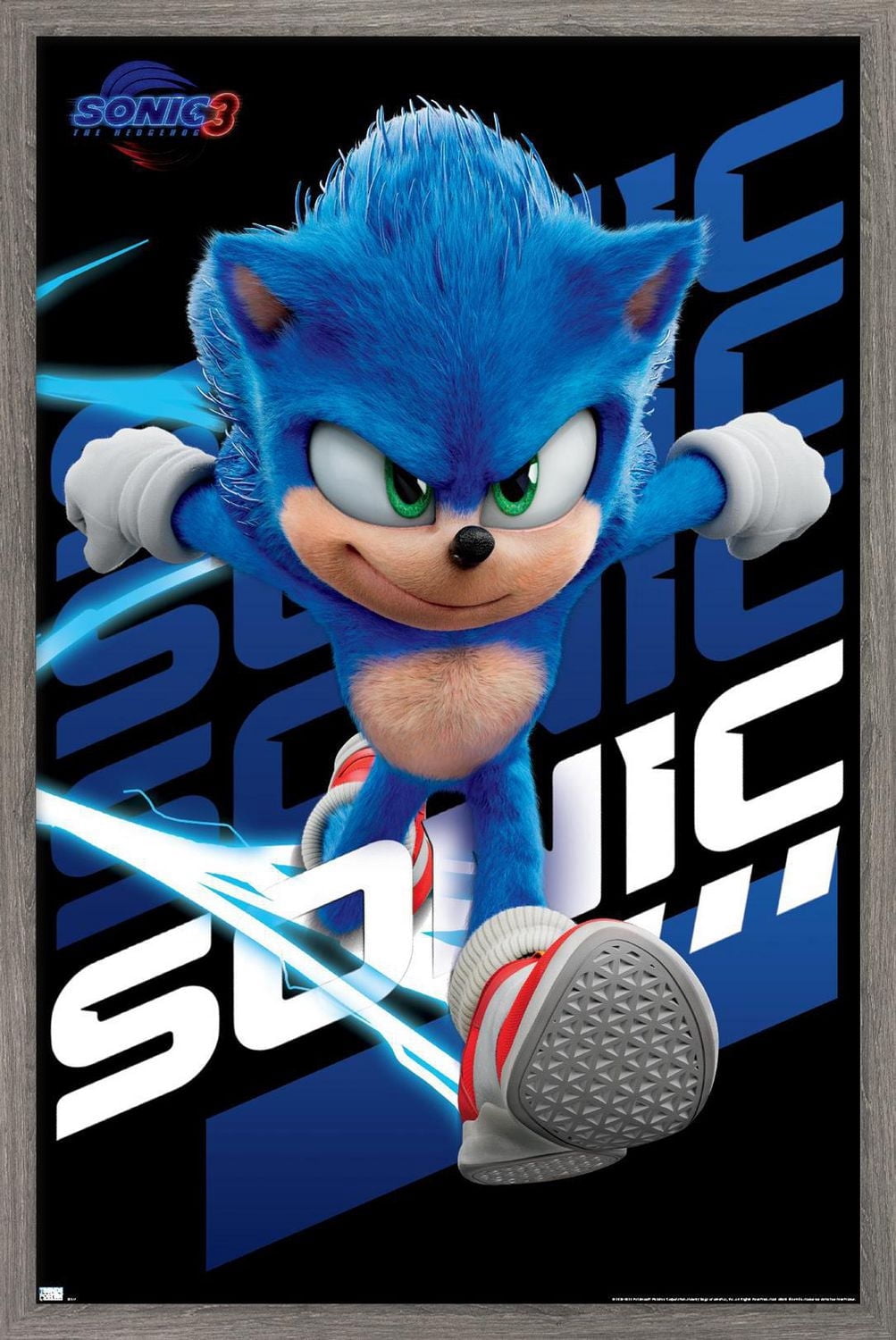 Sonic The Hedgehog 3 - Wall Poster, 22.375" x 34"